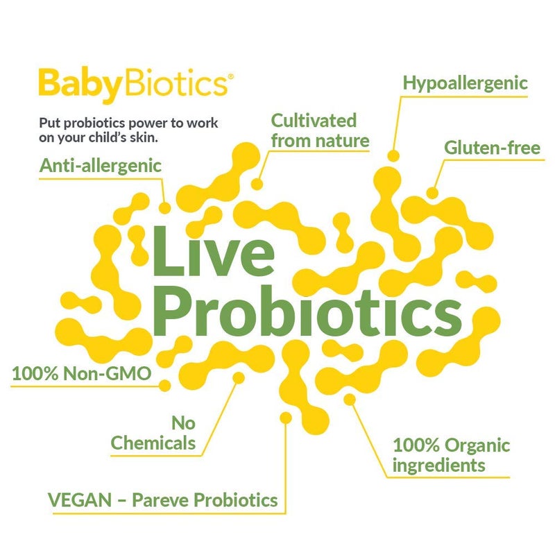 Siani BabyBiotics - Topical Probiotic Body Care for Children of All Ages 4oz -Hypoallergenic, Vegan, Non GMO, GF, 100% Natural Live Probiotic, External + Internal Use, Totally Safe, No Refrigeration - Image 5